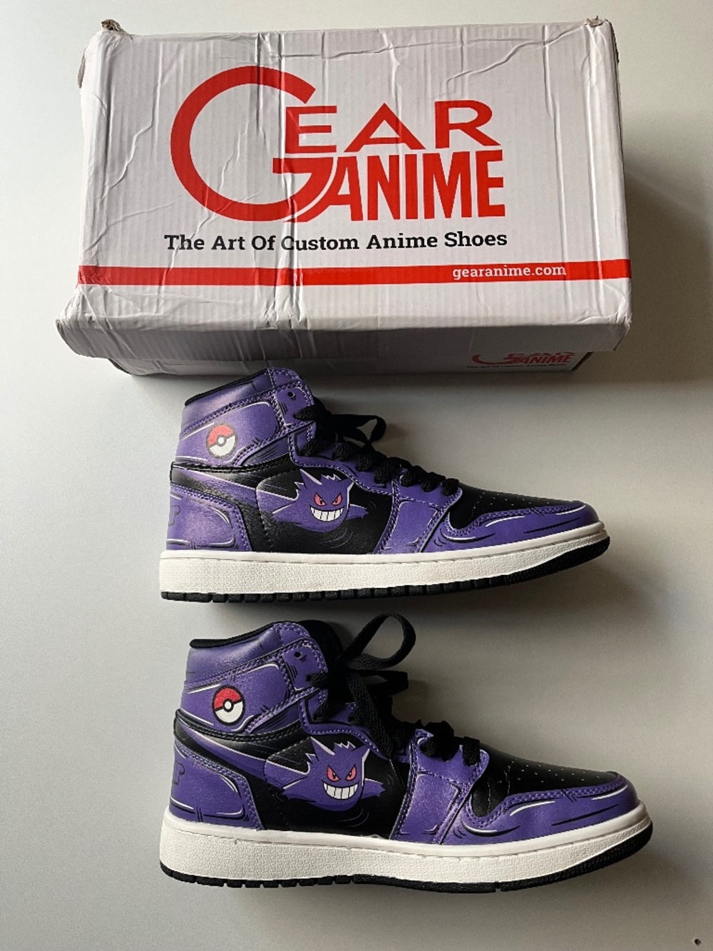 Pokémon Ghost Gengar Custom High-Top Sneakers